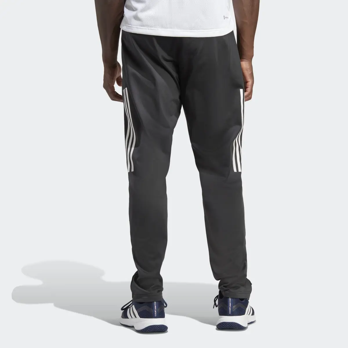 Adidas 3-Stripes Knitted Tennis Joggers. 2