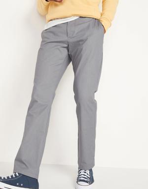 Straight Ultimate Built-In Flex Chino Pants for Men gray