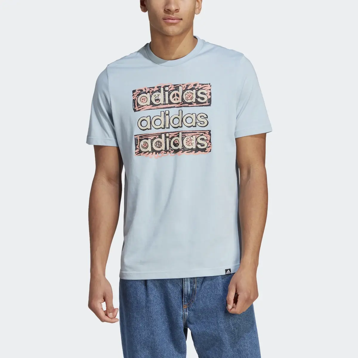 Adidas Sportswear Dream Doodle Multi Tee. 1