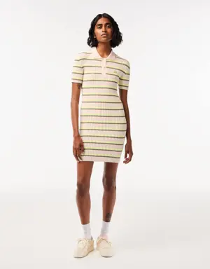 Women’s Lacoste French Made Striped Polo Dress