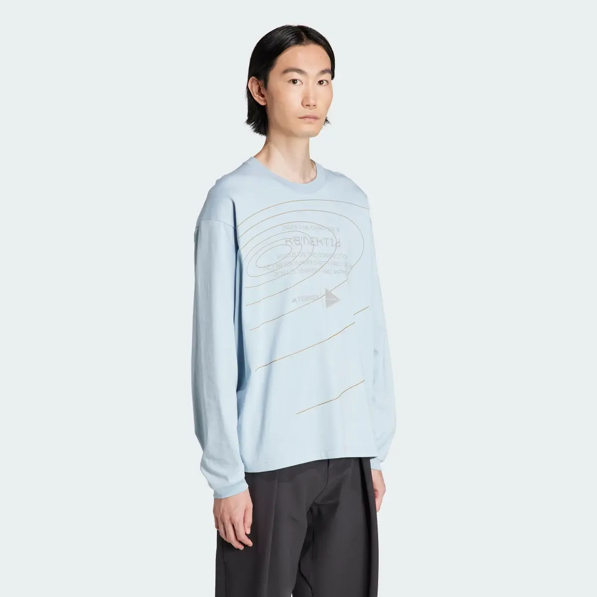 Adidas Terrex + and wander Xploric Longsleeve – Genderneutral. 3