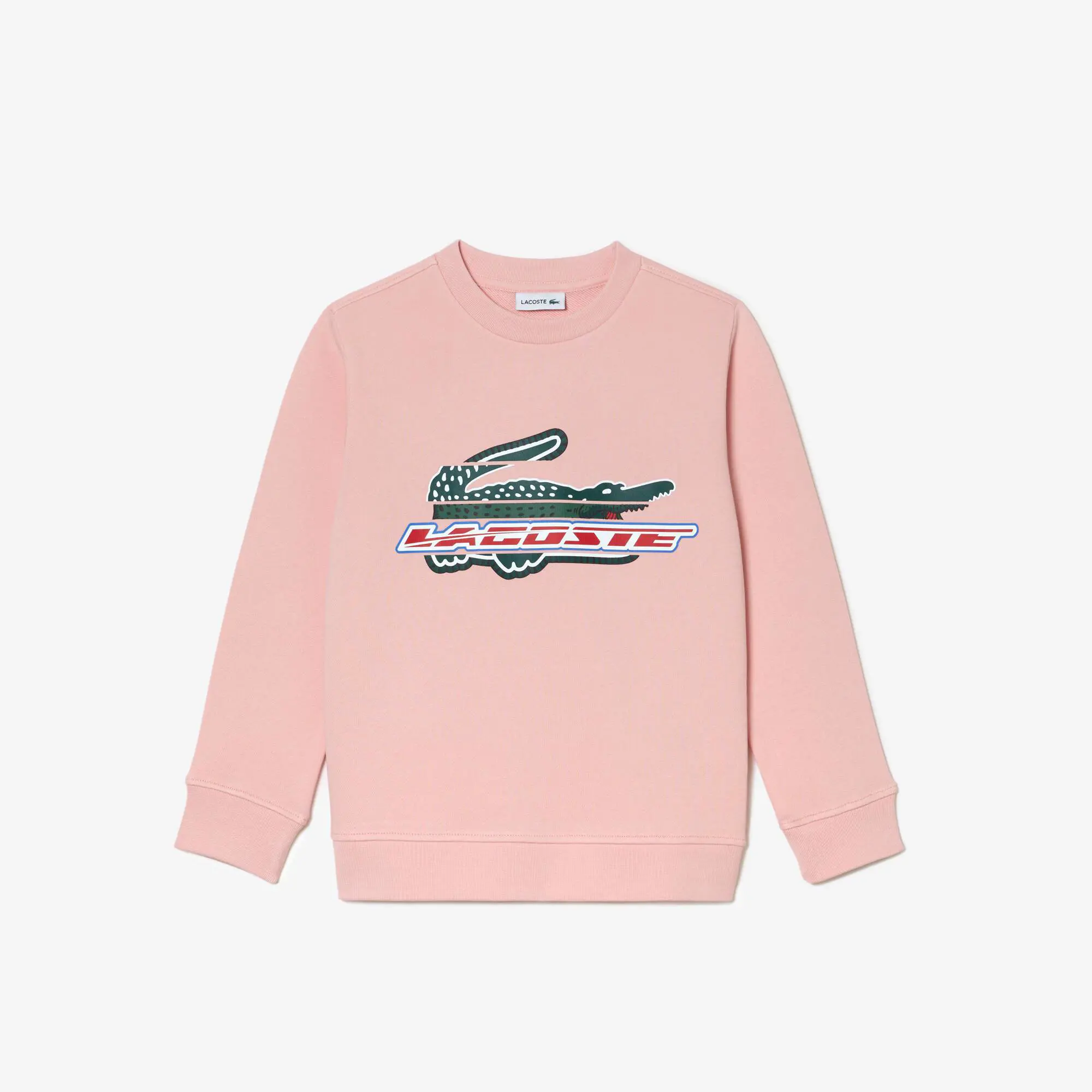 Lacoste Kids’ Lacoste Organic Cotton Fleece Sweatshirt. 2
