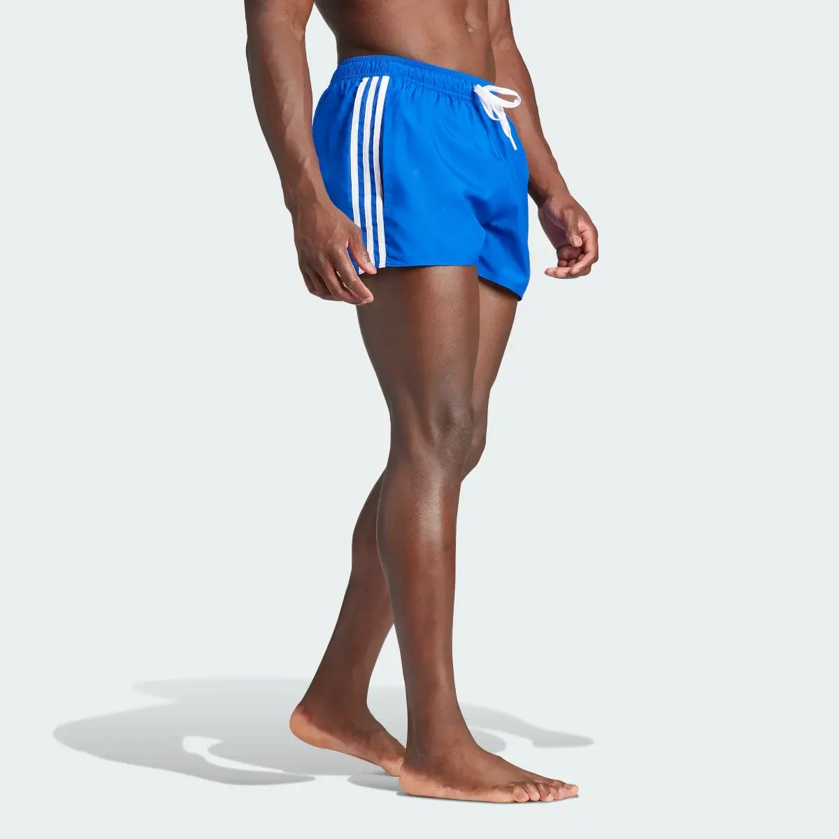 adidas 3-Stripes CLX Very-Short-Length Swim Shorts - Black | adidas Canada