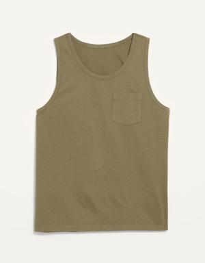 Soft-Washed Tank Top for Men green