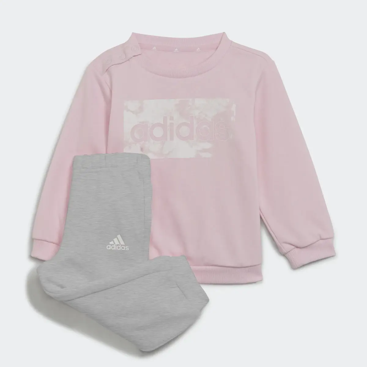 Adidas Essentials Sweatshirt and Pants. 1