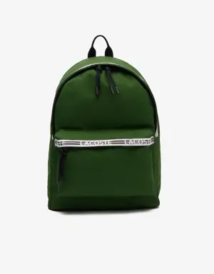 Lacoste Unisex Neocroc Backpack with Zipped Logo Straps