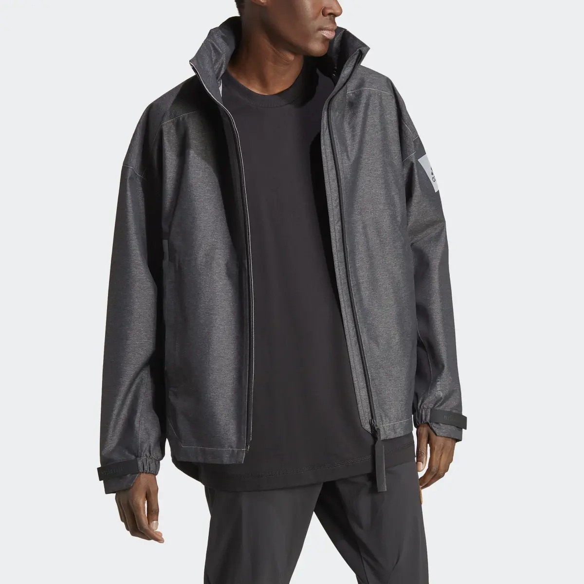 Adidas MYSHELTER RAIN.RDY Denim Regenjacke. 1