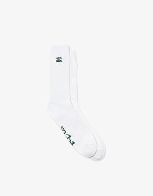 X A.P.C Unisex Beyaz Çorap