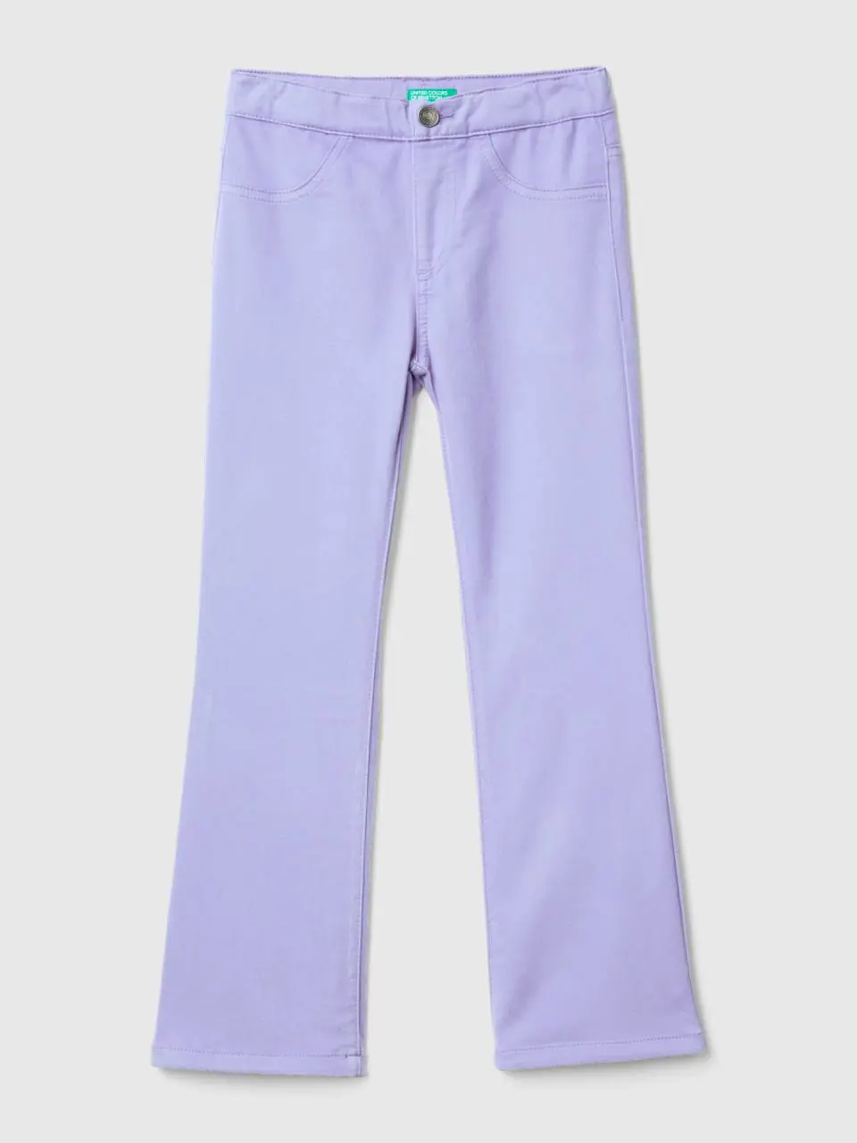 Benetton flared stretch trousers. 1