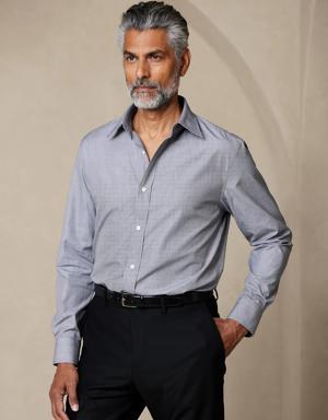 Tailored Slim Premium Poplin Dress Shirt gray