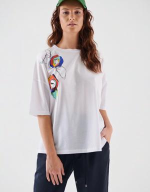 Abstract Floral Women's T-shirt