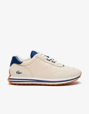 Men's L-Spin Leather and Textile Trainers