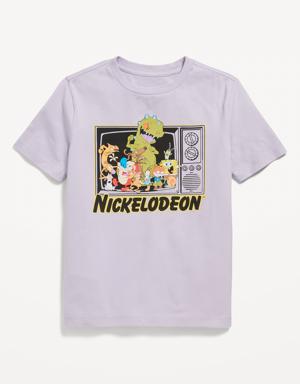 Nickelodeon™ Cartoon Gender-Neutral Graphic T-Shirt for Kids purple