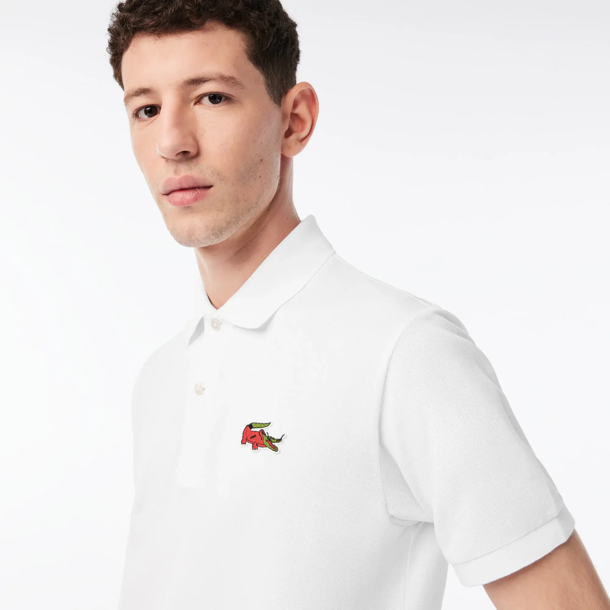 Lacoste Men’s Lacoste x Netflix Organic Cotton Polo Shirt. 1