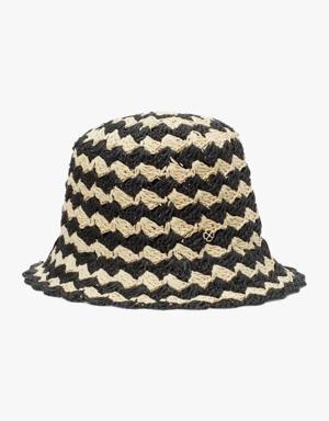 Seaside Stripe Crochet Bucket Hat