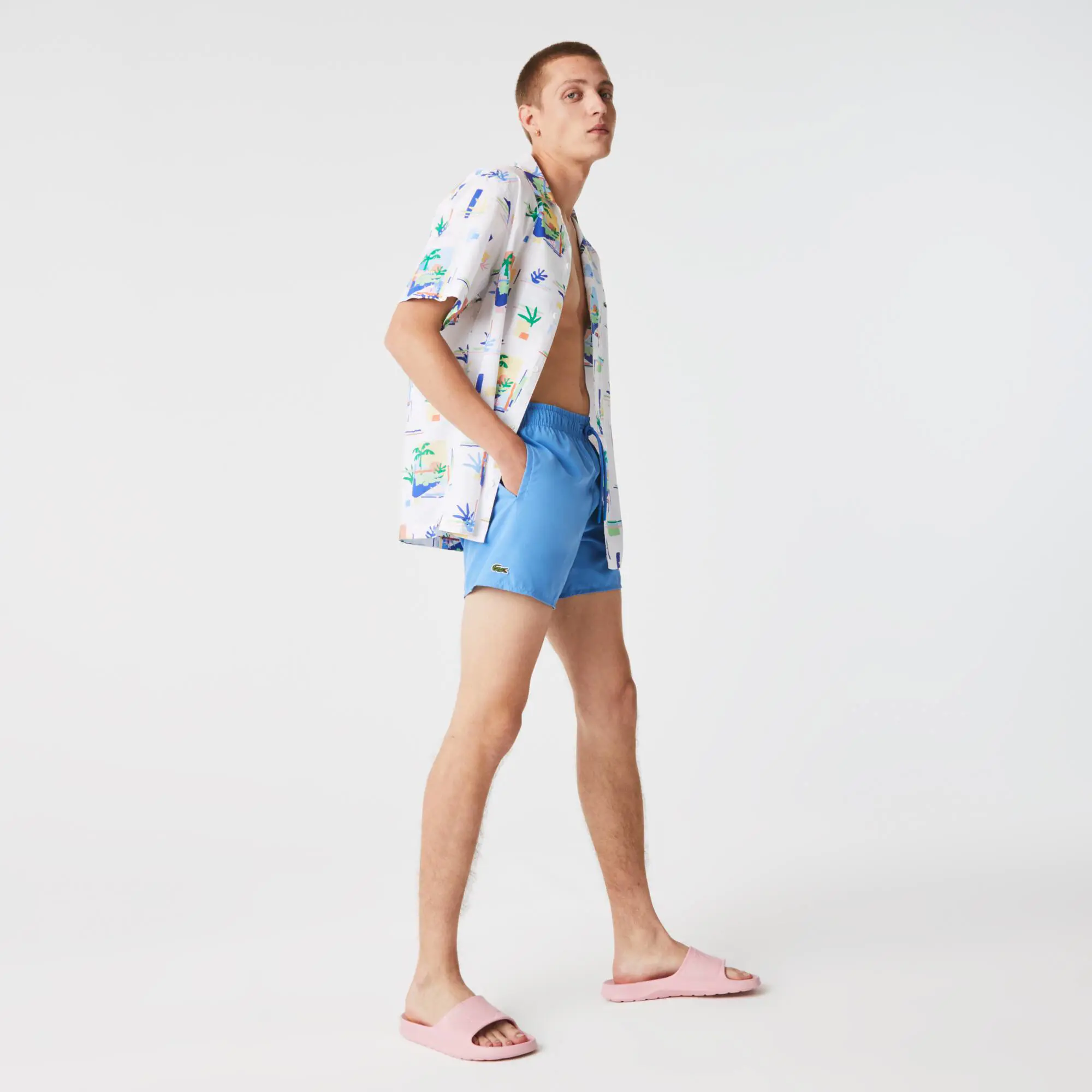 Lacoste Traje de baño ligeros de secado rápido para hombre. 1 Lacoste Traje de baño ligeros de secado rápido para hombre. 1