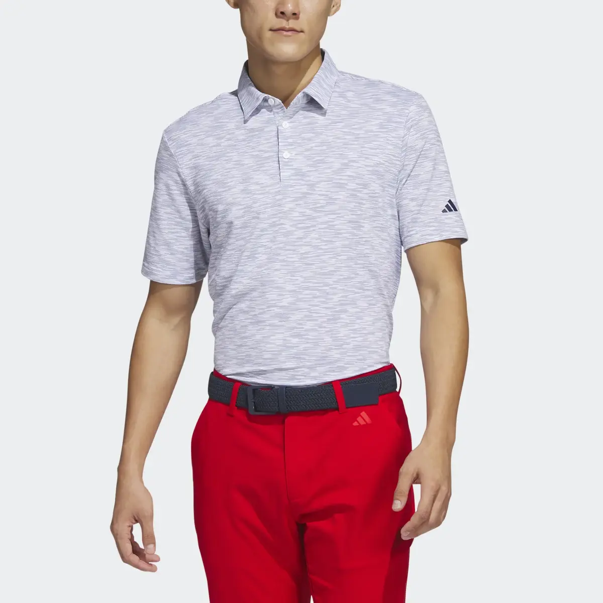 Adidas Space Dye Golf Polo Shirt. 1