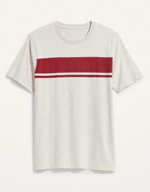 Old Navy Soft-Washed Center-Stripe T-Shirt for Men beige