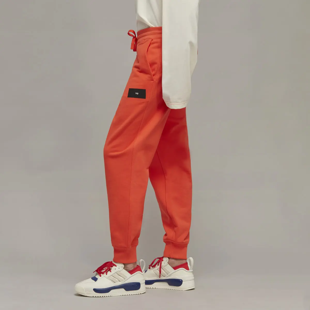 Adidas Y-3 Organic Cotton Terry Cuffed Pants. 2