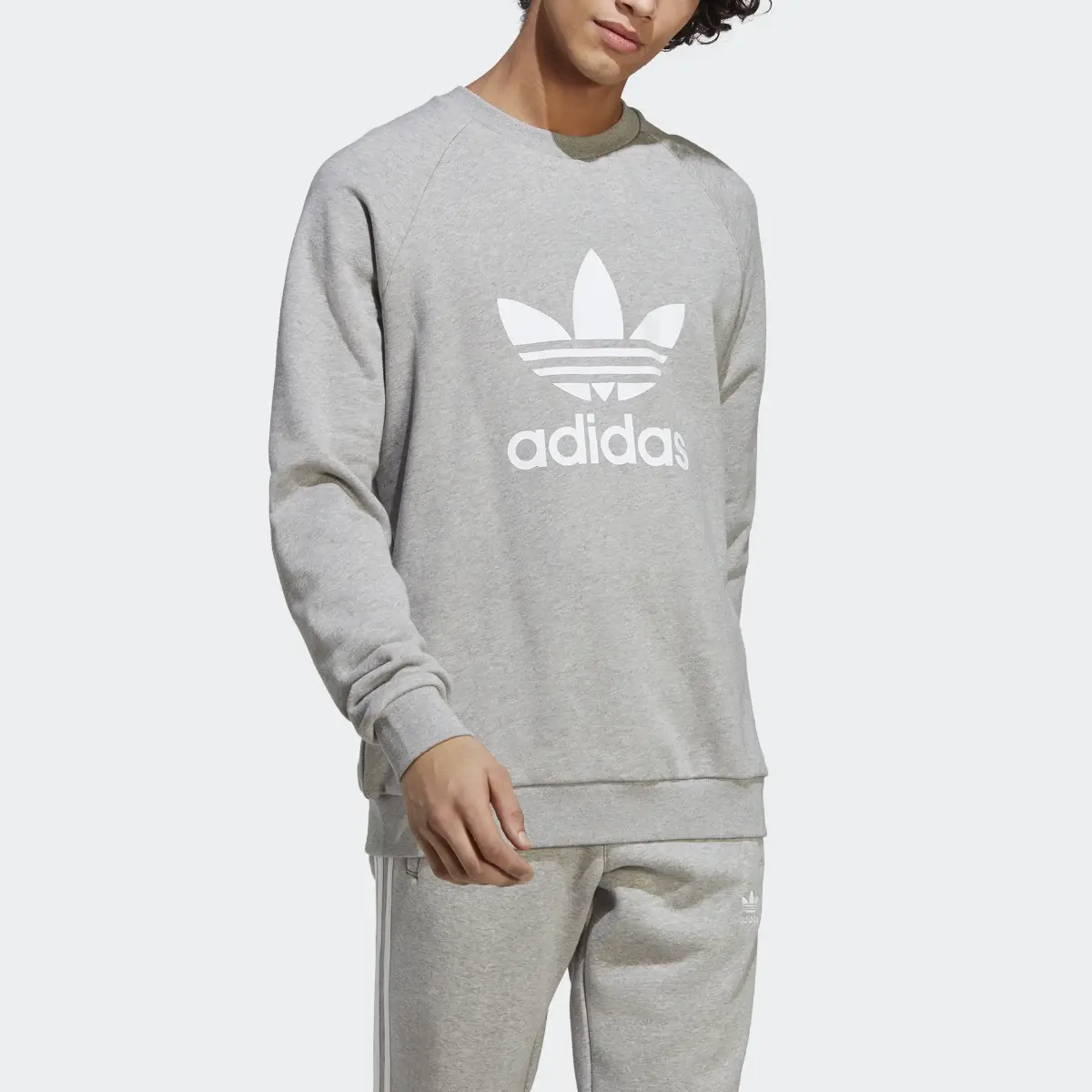 Adidas Adicolor Classics Trefoil Crewneck Sweatshirt. 1