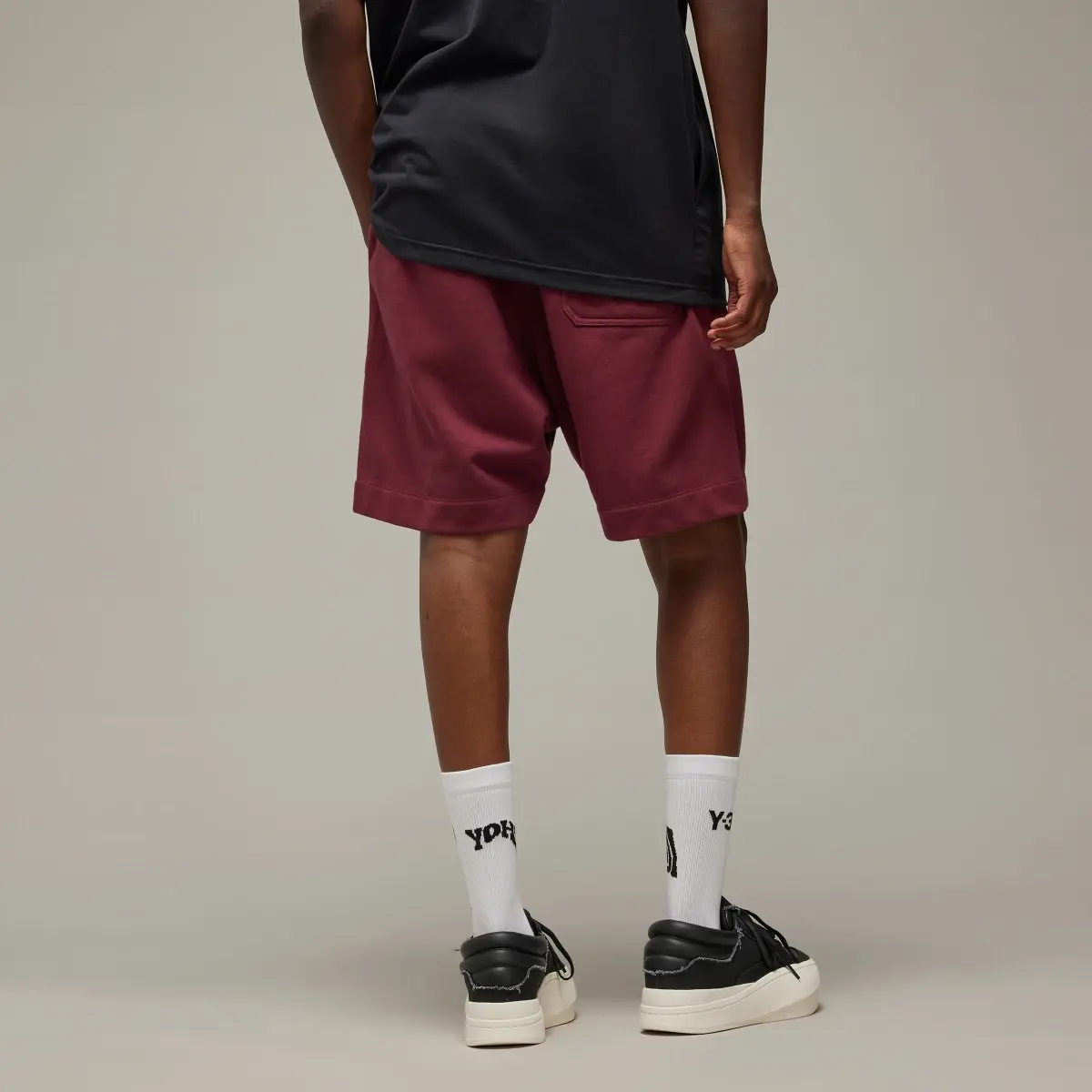 Adidas Y-3 French Terry Shorts. 3