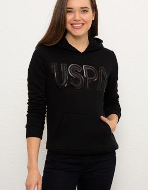 Kadın Siyah Basic Sweatshirt