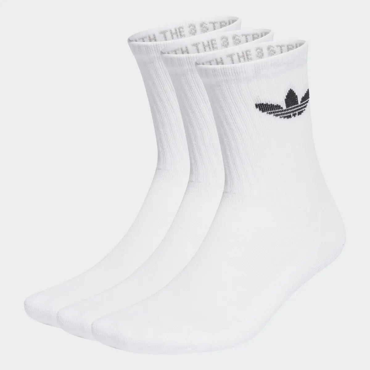 Adidas Trefoil Cushion Crew Socks 3 Pairs. 1