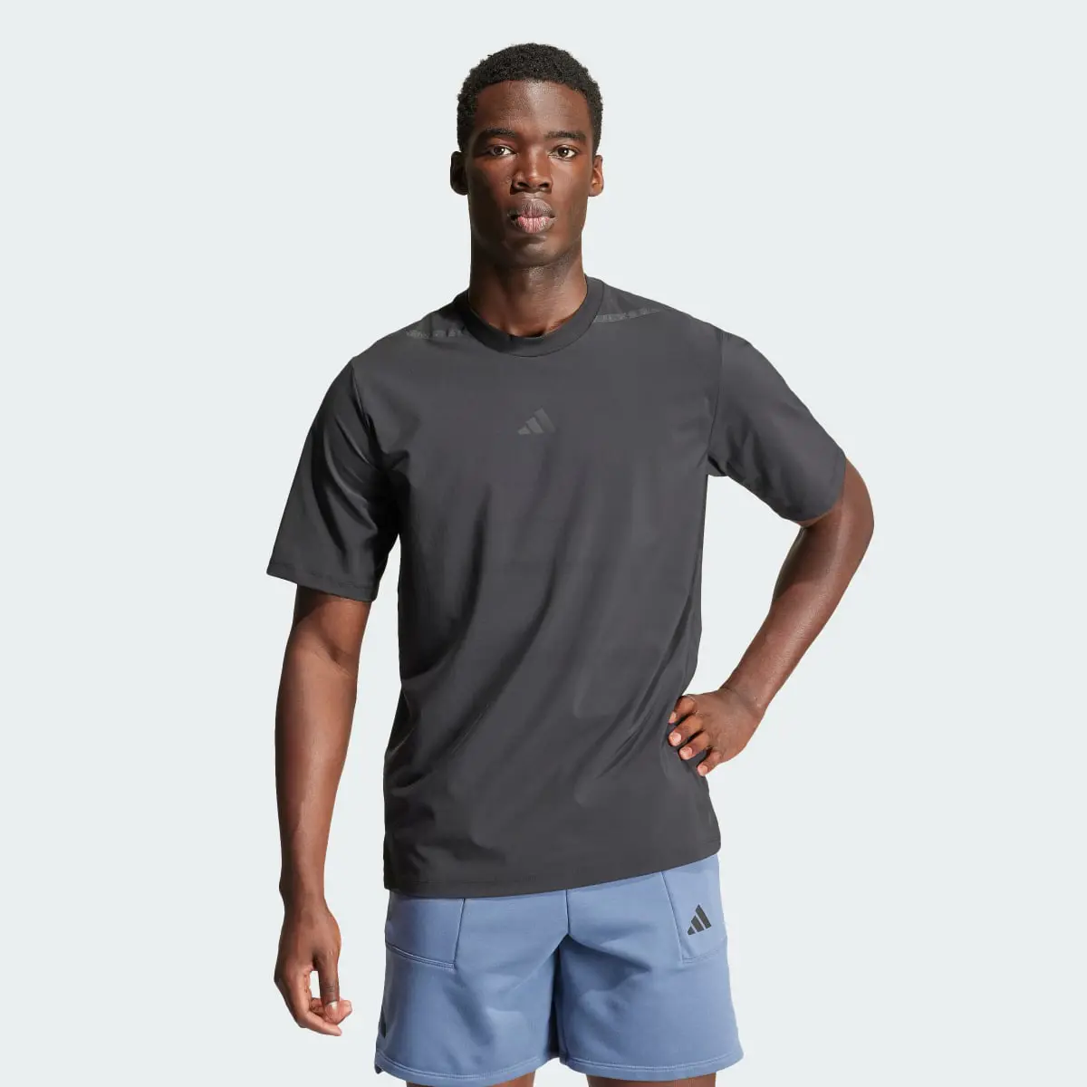 Adidas Playera Workout Pump Cover-Up. 2