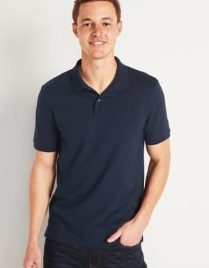 Slim Fit Pique Polo for Men blue