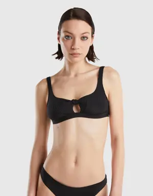 brassiere bikini top in recycled nylon