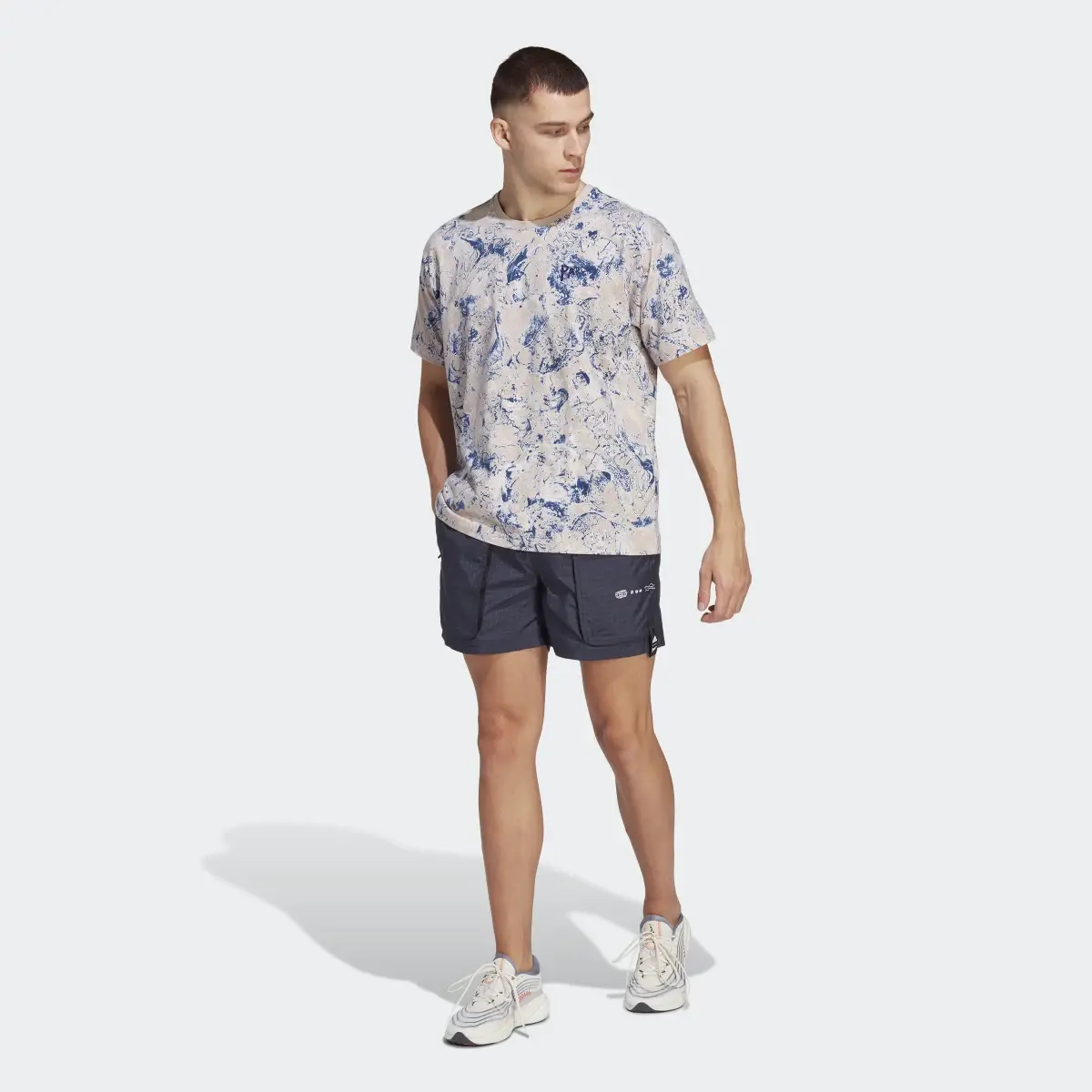 Adidas Parley Buckle Cargo Swim Shorts (Gender Neutral). 3