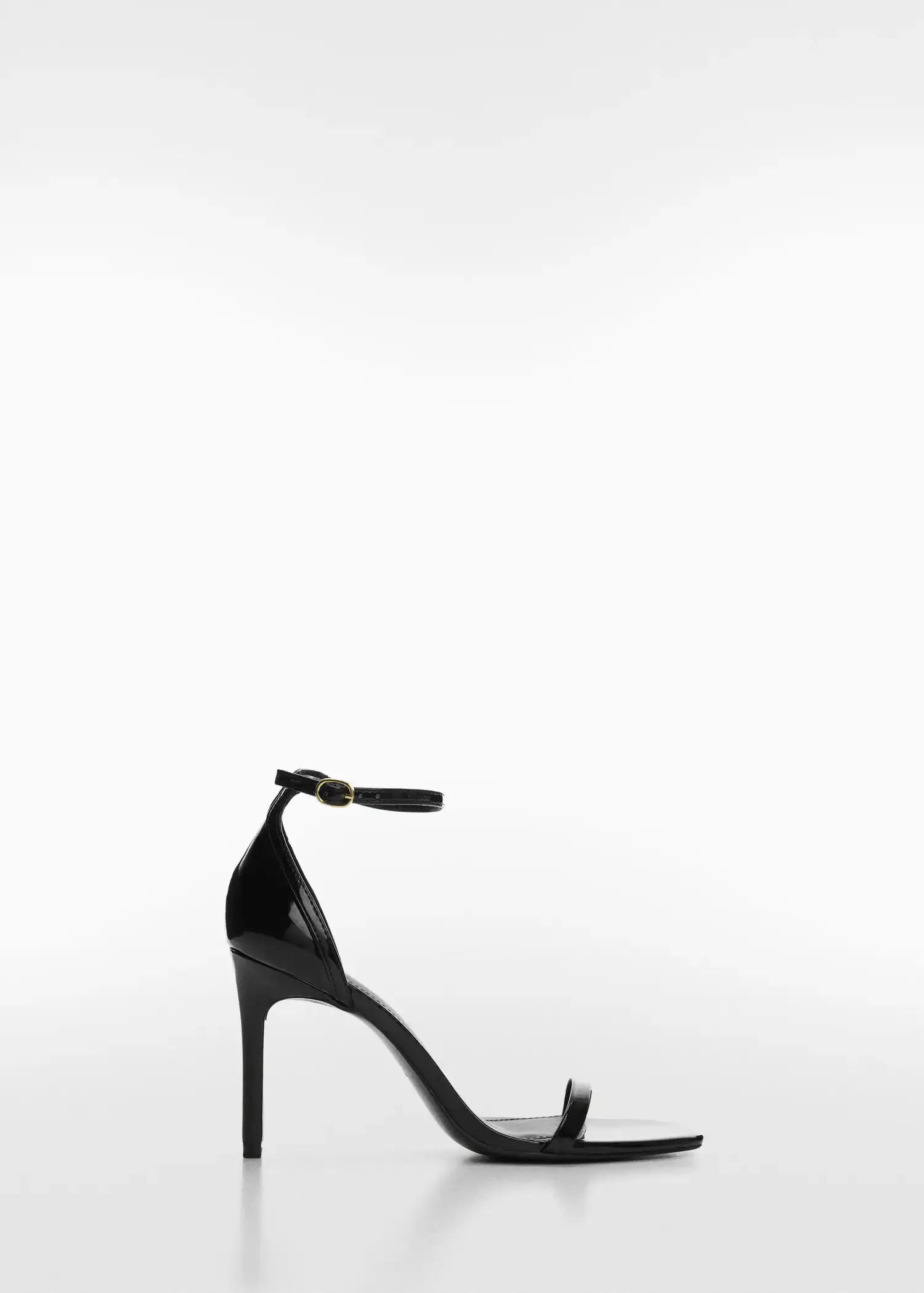 Mango Patent leather effect heeled sandal. 2