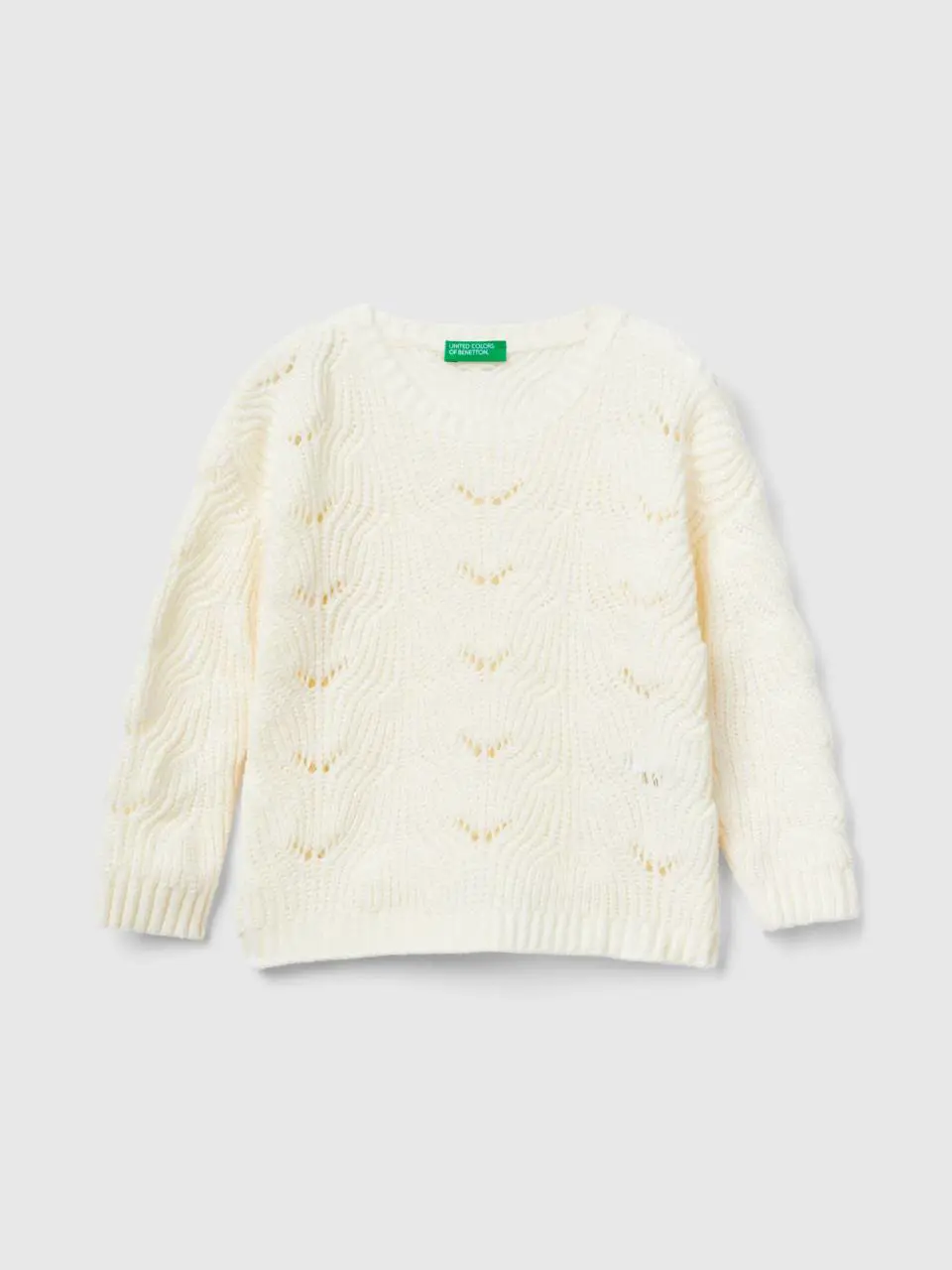 Benetton knit chenille sweater. 1