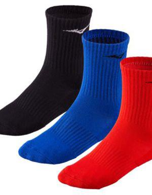 Training 3P Unisex Çorap Siyah / Mavi / Kırmızı