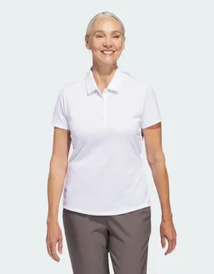 Adidas Women's Solid Performance Short Sleeve Polo Shirt. 2 Adidas Women's Solid Performance Short Sleeve Polo Shirt. 2
