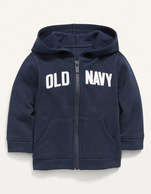 Unisex Logo Zip-Front Hoodie for Baby blue