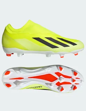 X Crazyfast League Laceless Firm Ground Cleats