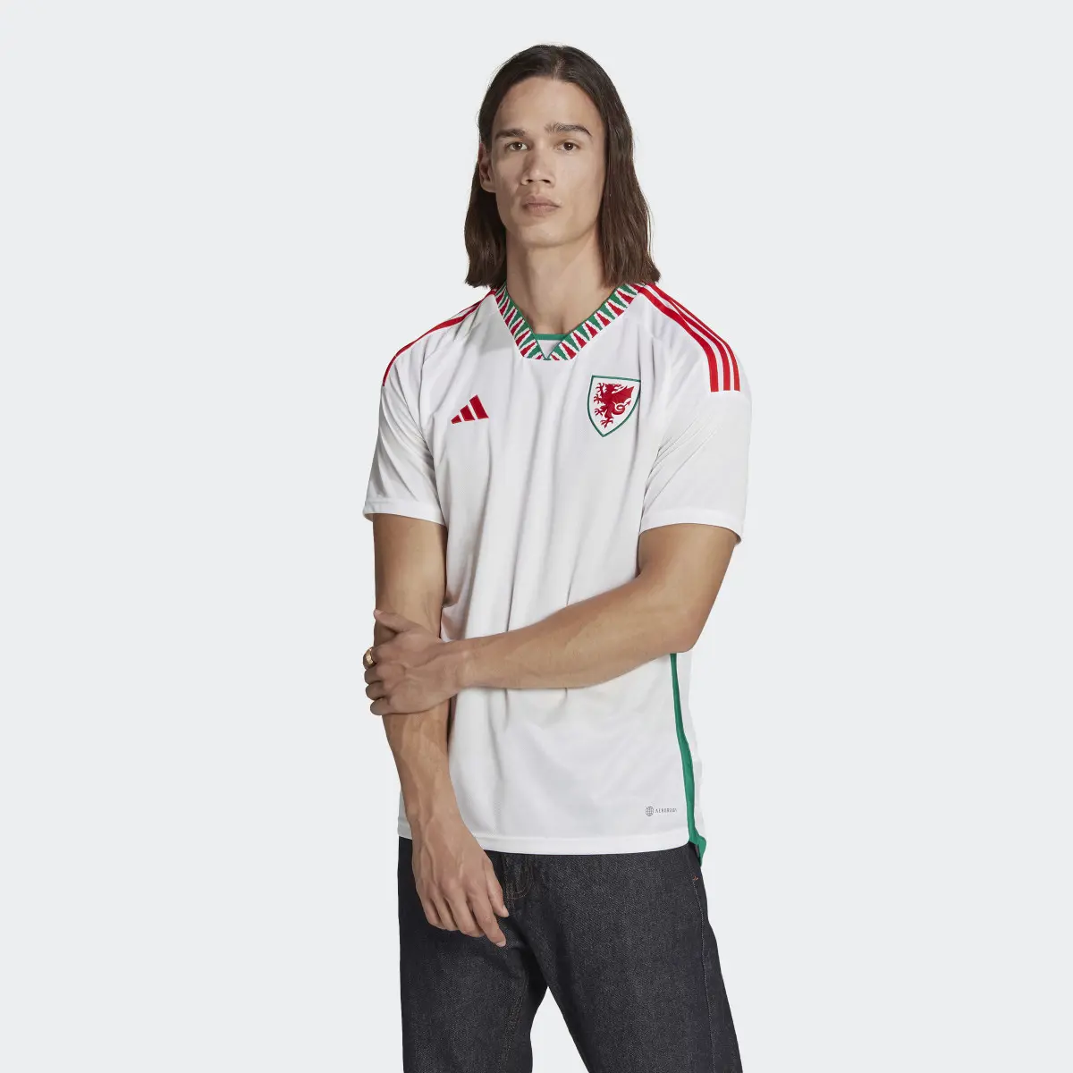 Adidas Wales 22 Away Jersey. 2