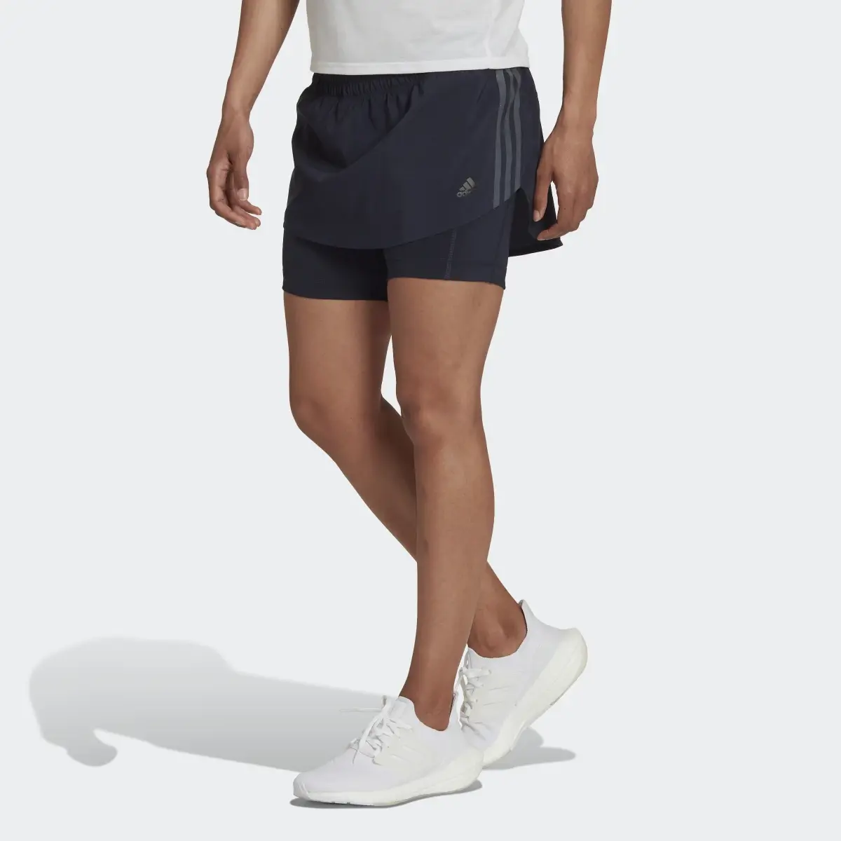 Adidas Run Icons 3-Stripes Running Skort. 1