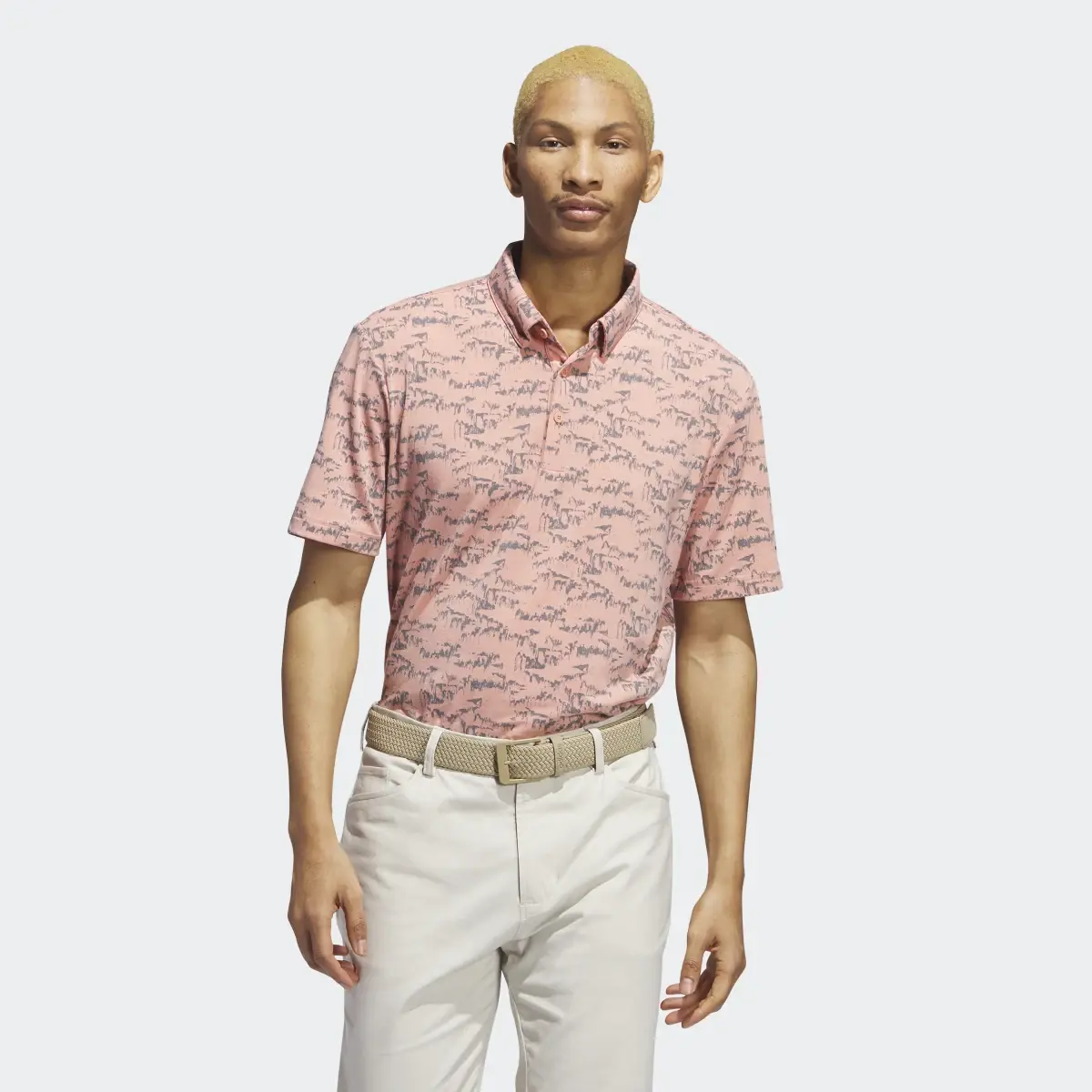 Adidas Go-To Printed Polo Shirt. 2