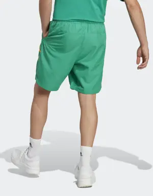 Colorblock Woven Shorts