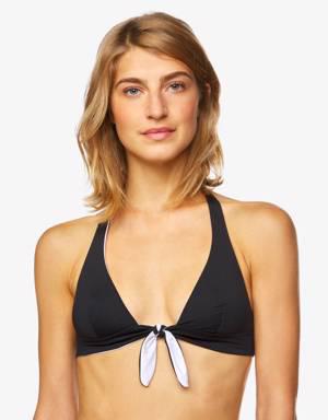 Reversible bikini top in ECONYL®