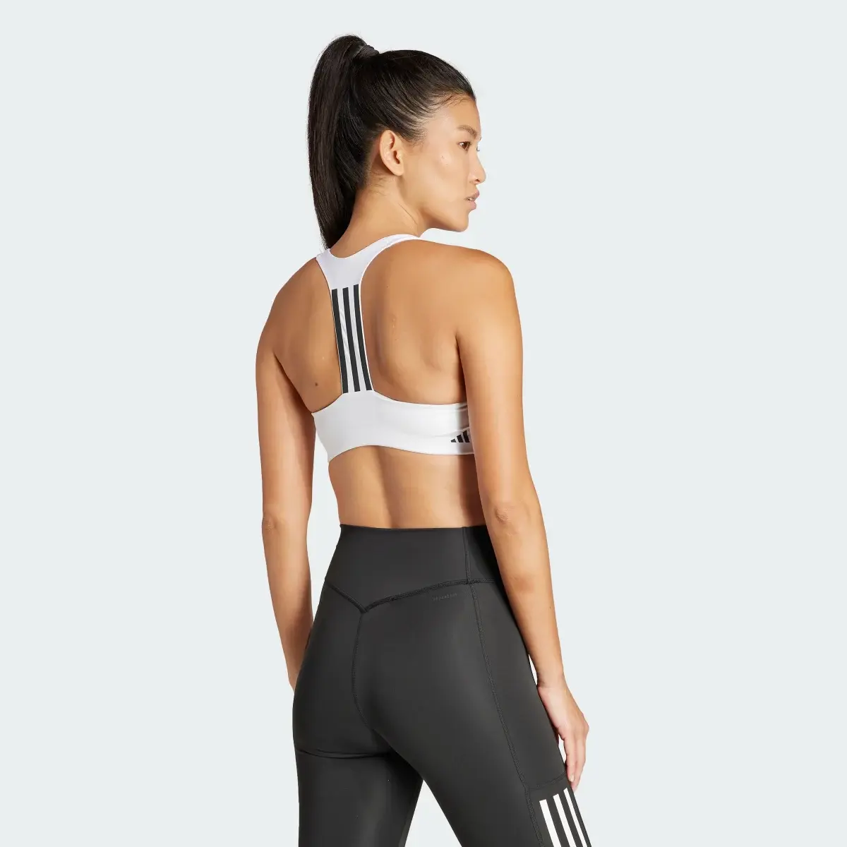 Adidas Powerimpact Training Medium-Support 3-Stripes Bra. 3