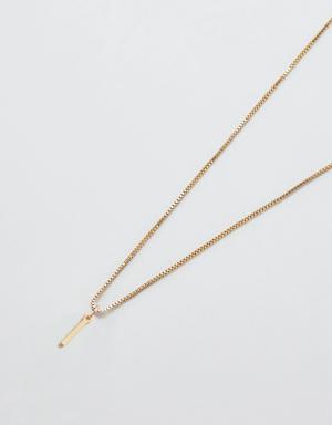 Gold Dainty Initial Necklace multi