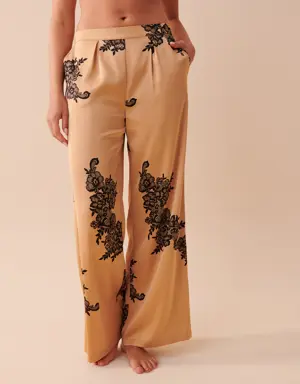 Satin Wide Leg Pants