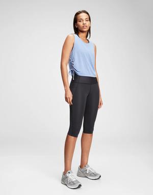 Fit High Rise Crop Leggings in Sculpt Revolution black