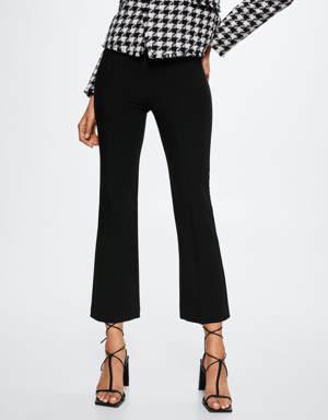 Mango Pantaloni flare crop