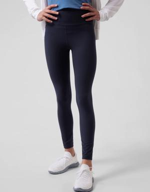 Athleta Girl Ultra High Rise Chit Chat 7/8 Tight blue