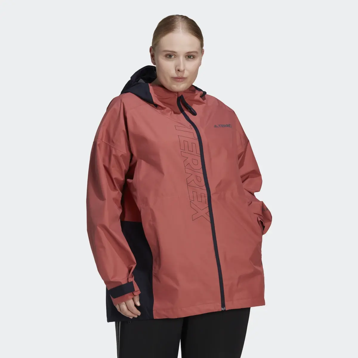 Adidas Chaqueta técnica Terrex GORE-TEX Paclite Rain (Tallas grandes). 2