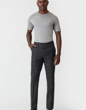 Men’s Regular Fit Classic Trousers BLACK
